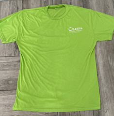 Neon Green Ocean Casino & Resort Atlantic City Light Weight Tee T-Shirt Size XL