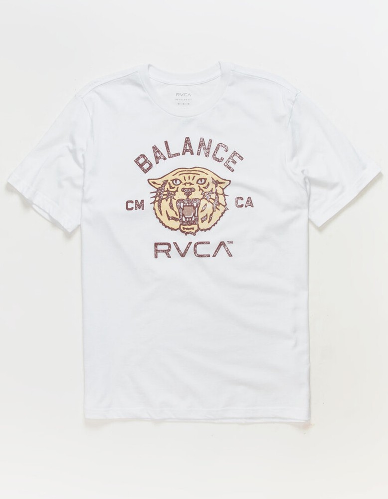 RVCA Men’s S/S T-Shirt SQUADRON – White – Small – NWT – LAST ONE LEFT