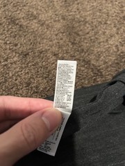 American Apparel Tri Blend Grey T-Shirt w/ Pocket (Size L New Old/Deadstock)