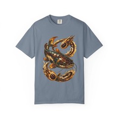 Stained Glass Espresso Meteor Catfish T-Shirt Graphic