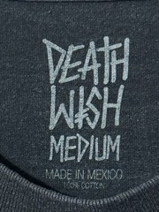 Deathwish Reaper Skateboard T Shirt Black Red Graphic Medium 20×28