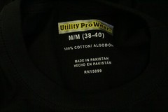 Utility Pro Wear Men’s Black Long Sleeve Shirt Size M (38-40)