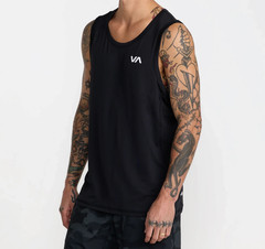 RVCA Men’s Sport Vent SL Performance Tank – Black – New w/Tags