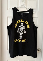 Gold’s Gym Tank Top Bodybuilding Fitness Sleeveless Shirt Muscle Workout Shirt