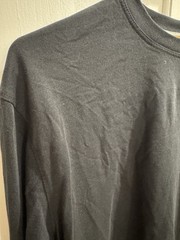 Left Coast Tee Long Sleeve Shirt Men’s L Black Solid