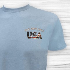 Old Guys Rule OG2147 – Made In The USA T-Shirt – Stone Blue