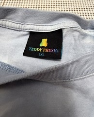 Teddy Fresh Tie Dye Long Sleeve T Shirt Mens 2XL Spellout