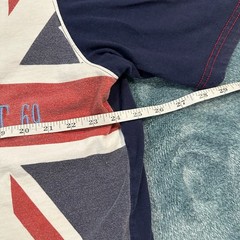 Y2K Coogi Team Coogi Est. 69 Australian Flag V-Neck T-Shirt