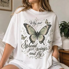 Vintage Hilary Duff Shirt Why Not Butterfly Tee