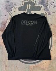 DEFCON GROUP LS CREW SHIRT BOLTS LOGO BLACK XXL RARE