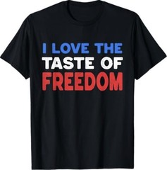I Love The Taste of Freedom – Couples Matching 4th of July T-Shirt