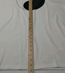 New Men’s YIN YANG T-Shirt XL Taoism 100% Cotton White Short Sleeve