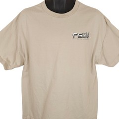 Full Send Diesel T Shirt Mens Size XL Beige FSD23 1st Gen Dodge Cummins Truck