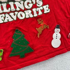Elf Ugly Shirt XXL Mens Red Tee 2XL Ripple Junction Christmas Movie Funny Top