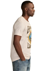 NWT Lucky Brand Grateful Dead White Sand Real Skull Graphic Tee M