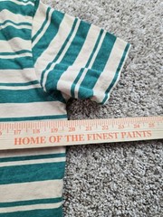 Felix The Cat T Shirt Mens Medium Green Striped Short Sleeve Cotton Graphic