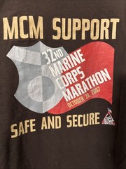 Lot of 8 Marine Corps Marathon Shirts XL 2006–2013 Crew & Mock Turtleneck