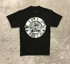 Guns N Roses Floral Fill Bullet T Shirt M L XL