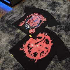 That’s a awful lot of cough syrup Men’s Black Graphic Logo Crew Tee Sz L