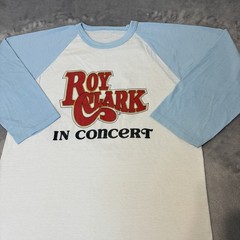 Vintage 80’s Roy Clark Country Music Raglan T Shirt Men’s Size Medium Western