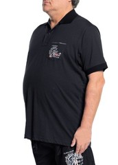 men’s short sleeve cotton polo shirt with collar PLUS SIZES from 2xl to 10xl