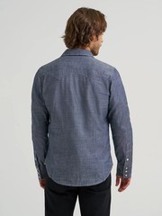 Lee 101 ’50s Western Shirt Men’s Size M Kaihara Japanese Selvedge Denim 7 oz.