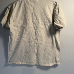 Vintage Wild Turkey Shirt Adult Large Beige Ringer 70s Made In USA Single Stitch