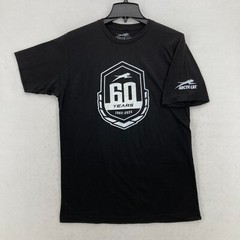 Arctic Cat T Shirt Mens Medium Black Graphic 60 Years Snowmobile Sport Racing