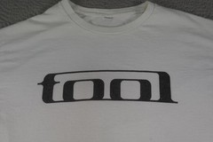 Tool 2009 Tour Shirt Mens Large White Los Angeles CA Wrench Opiate Double Sided