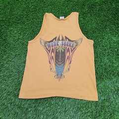 Vintage 90s Funny Work-Sucks Tank-Top Medium 19×25 Harrahs-Laughlin