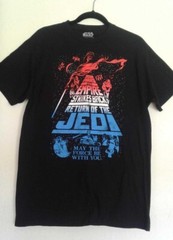 Auth Star Wars Tee Styled T Shirt Darth Vader Millennium Falcon 3 Pcs Sz L