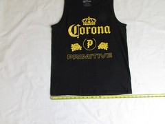Primitive Apparel x Corona Heritage II Tank Top Black Sleeveless Tee Cotton Sz M