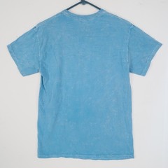 Ford Bronco T-Shirt Mens Medium Blue Graphic Built Wild Cotton Mineral Wash