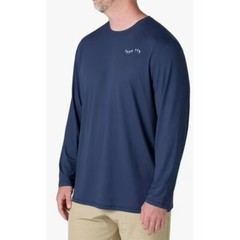 Hang Ten Men’s Long Sleeve Sun Tee, UPF 50+, Quick-Dry Fabric, Lightweight, XL