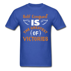 Self Conguest shirt Inspirational Quote Tshirt motivational T-Shirt