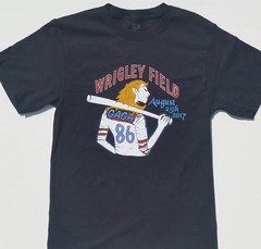 Lady Gaga 2017 Wrigley Field Concert T Shirt Little Monsters Chicago Cubs