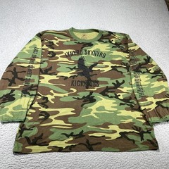 Lynyrd Skynyrd Shirt Mens 2XL Camo Long Sleeve Farewell Tour Rothco Survivors