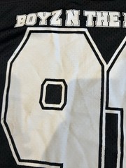 Boyz N The Hood Jersey Mens Medium M Black Hybrid Football Mesh Doughboy 91