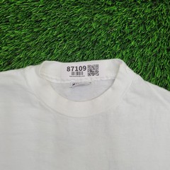 Vintage 90s Funny Liberty Shirt L/XL 23×27 White New-York USA