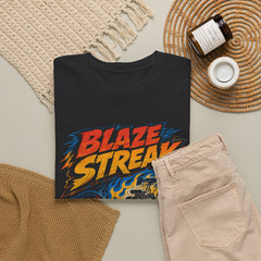 Blaze Streak Nitro Dragster Racing Vintage Graphic T-Shirt