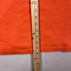 Vtg T Shirt Mens Large Amharic Ethiopian Eritrea Orange Single Stitch USA