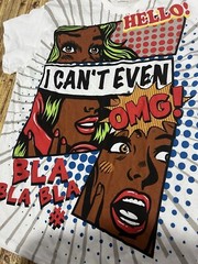 Brisco Brands T Shirt Comic Strip Sz XL “I Can’t Even” Bla Bla Bla