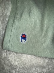 Champion T-Shirt Men’s Medium Green Solid Be your Own Champion Pullover Logo