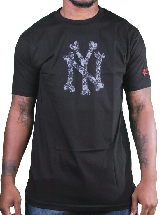 SSUR Nomad NY Bones Mens White Or Black Graphic Tee Short Sleeve Cotton T-Shirt