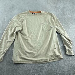 Bass Outdoor Mens XXL Long-Sleeve Utili-Tee Shirt Trench Coat Beige NWT 5841