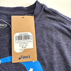 ASICS Men’s Short Sleeve Tee T-Shirt Size Small American Flag New