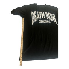 Death Row Records T Shirt Black Men’s Medium Rap Hip Hop Graphic T 90s Vintage