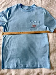 Vineyard Vines Spring Break Hammock Whale Pocket Tee NWT Lake Blue Men’s Medium
