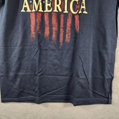 Alstyle Shirt Mens XL Blue United States Of America Flag Graphic Tee Patriotic