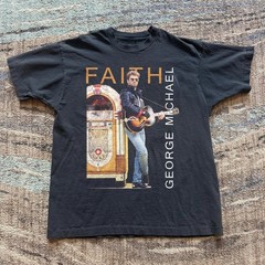 NEW! George Michael faith 4 Unisex Black T-shirt Size S-5XL